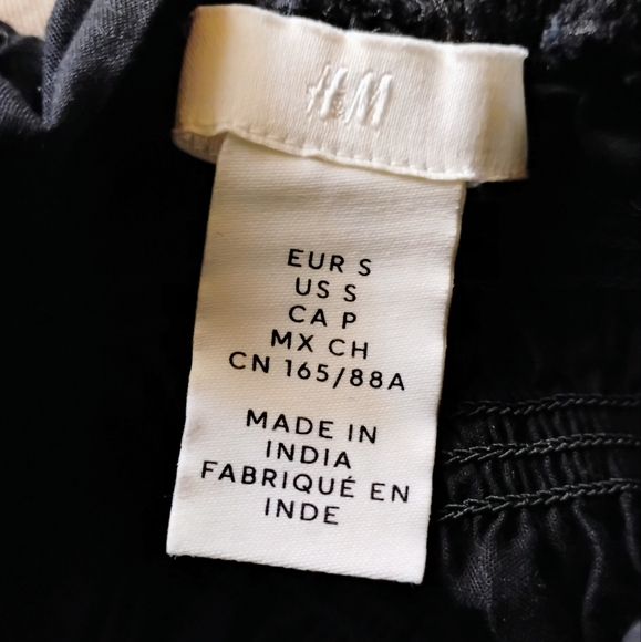 H&M BLACK MIDI DRESS sz small - Picture 6 of 6